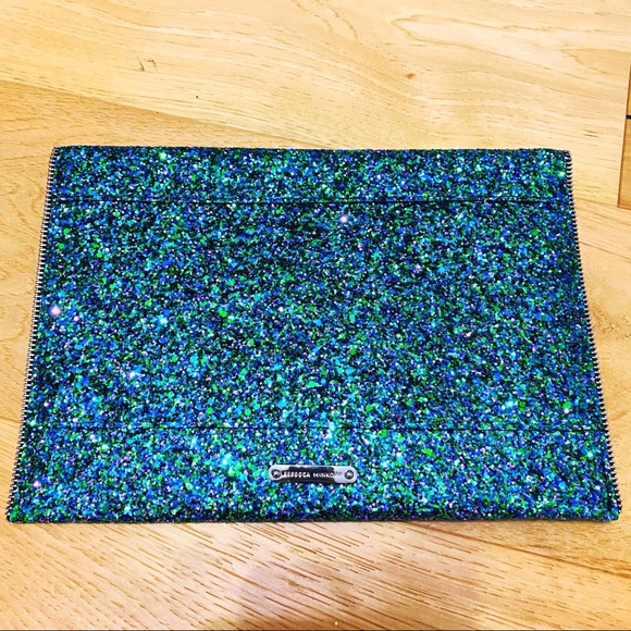 Rebecca Minkoff Mermaid Glitter Leo Clutch NWT - Picture 14 of 16